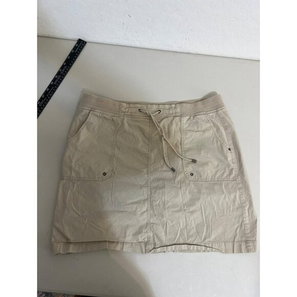 Croft & Barrow Stretch Skort Beige Khaki Beachy Coastal Vibes Sz 14 - Picture 10 of 10